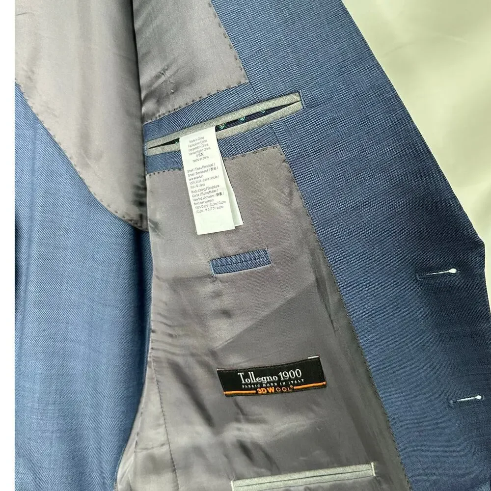 J. Crew Ludlow Classic-fit Suit Italian Stretch Wool Blend in Harbor Blue 42R - Picture 8 of 15